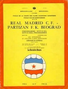 1966 European Cup Final programme