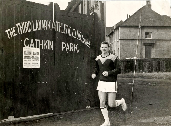 Outside Cathkin Park, Third Lanark 1960