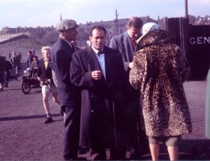 Third Lanark Players & wives in Cathkin Park